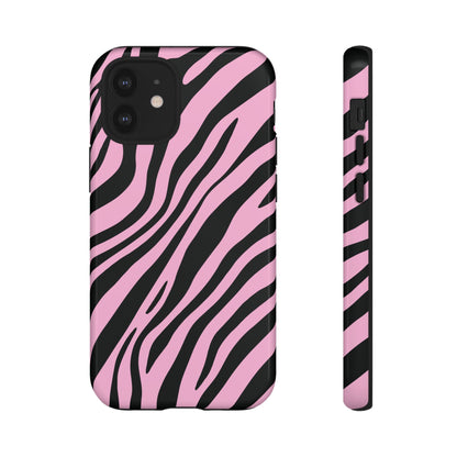 Modern Blush Zebra Print Phone Case