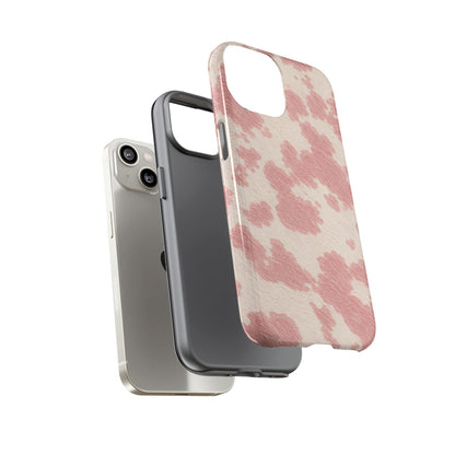 Pretty Blush Cow Print Phone Case