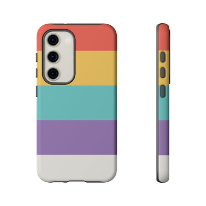Pastel Rainbow Stripe Pattern Phone Case - Phone Case - Samsung Galaxy S23 / Glossy