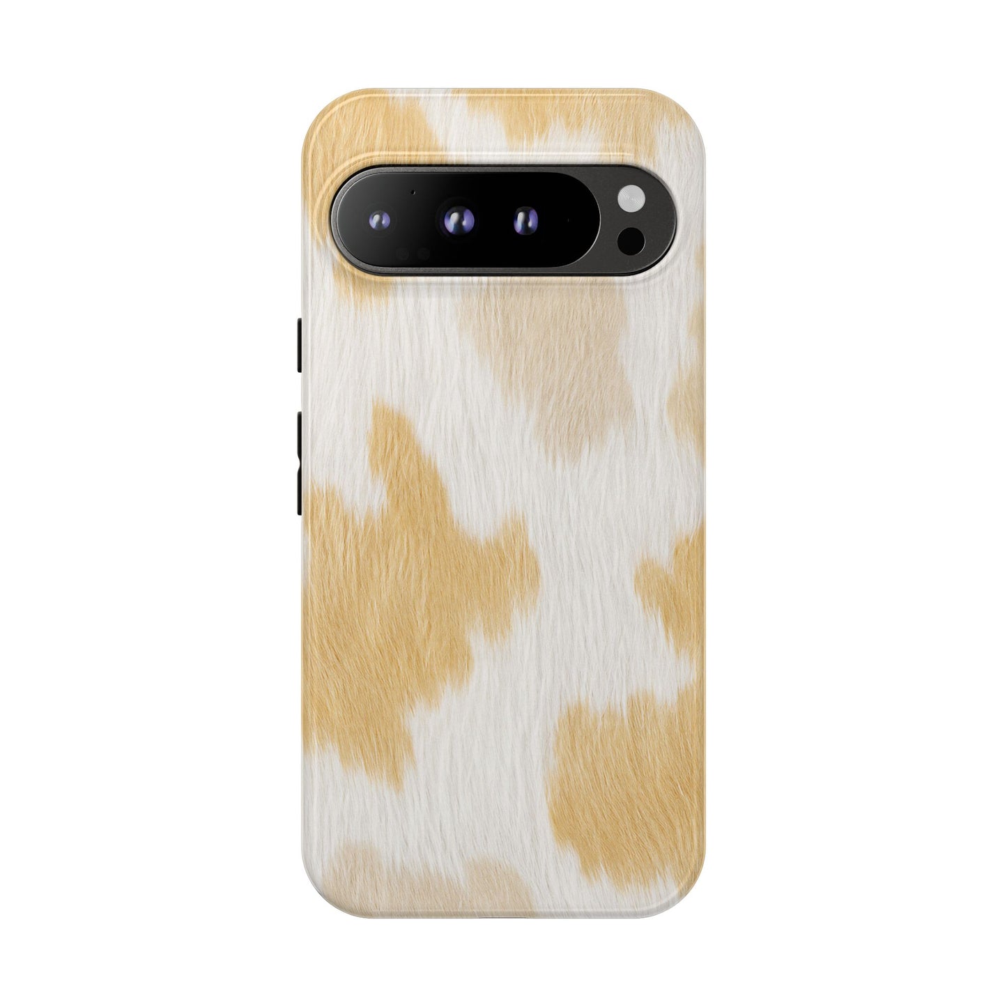 Golden Honey Cow Print Phone Case