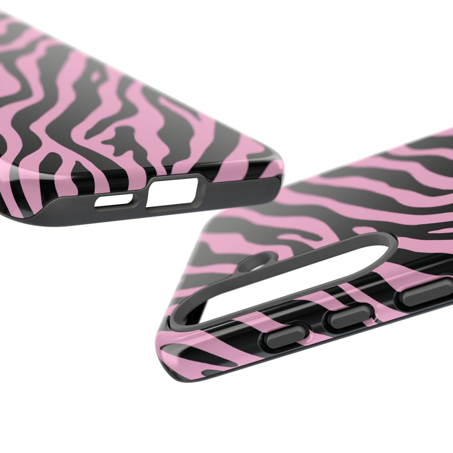 Stylish Blush Zebra Print Phone Case