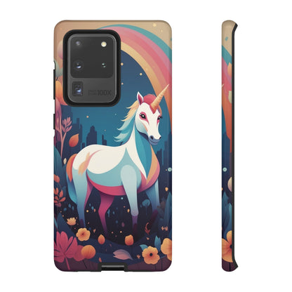 Stylised Unicorn & Rainbow Design Phone Case - Multicolor Phone Case - Samsung Galaxy S20 Ultra / Glossy