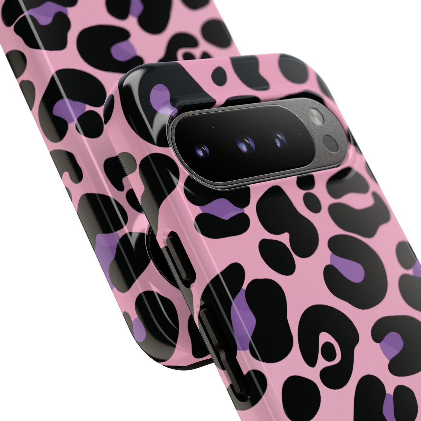 Pretty Pink & Lavender Leopard Print