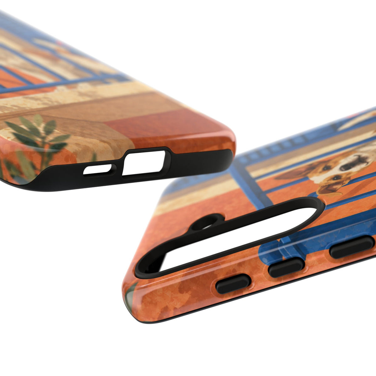 Jack Russell Terrier Balcony Busybody Phone Case - Multicolor Phone Case