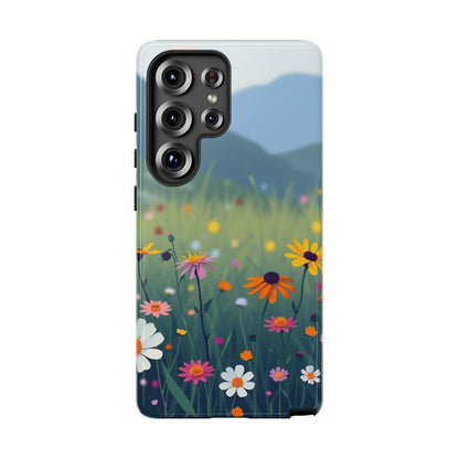 Samsung Galaxy S25 Ultra / Glossy Phone Case - Vibrant Meadow Design Phone Case