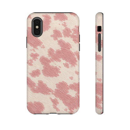 Pretty Blush Cow Print Phone Case