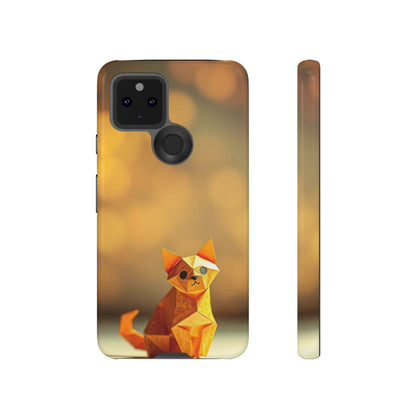 Origami Cat Design Phone Case