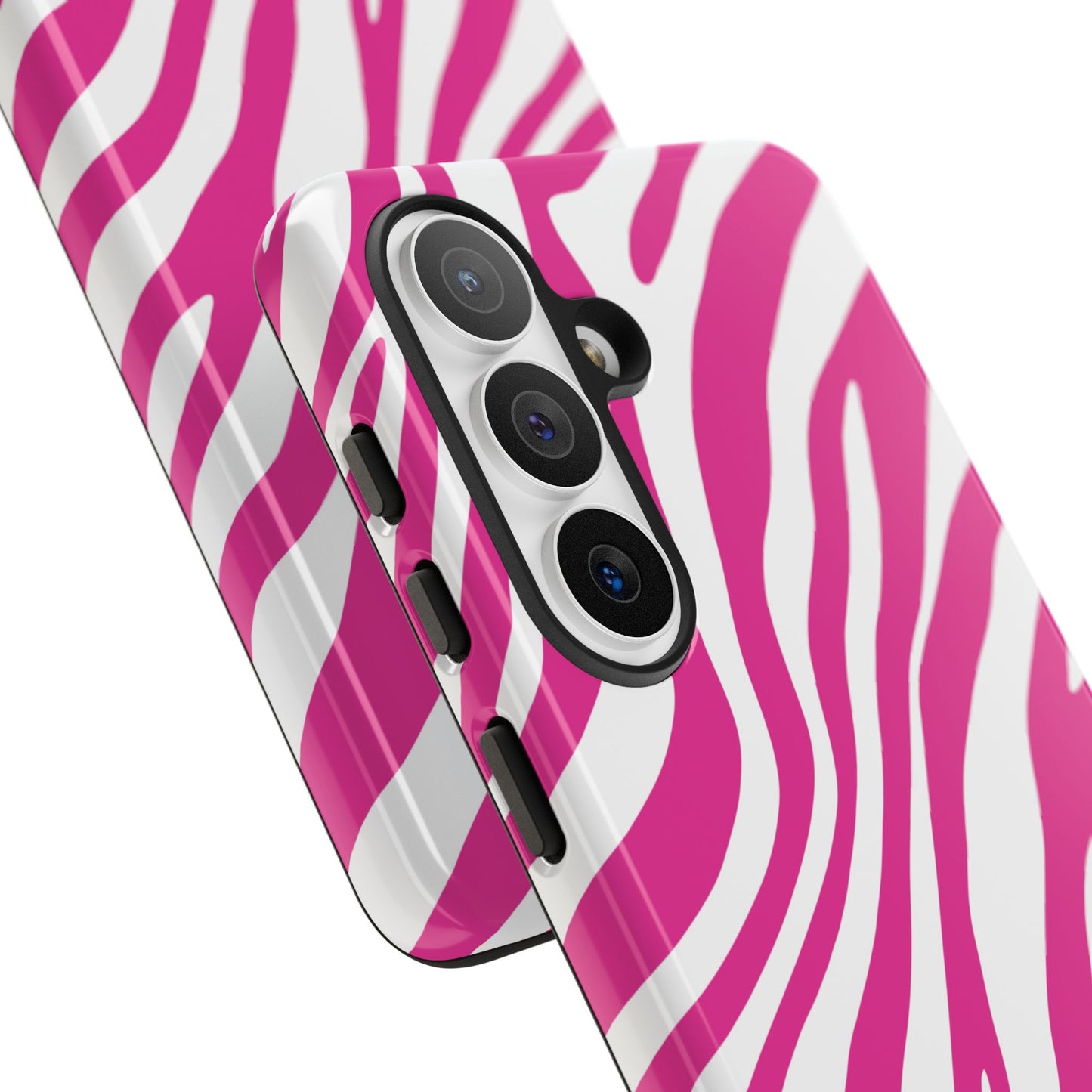Modern Hot Pink Zebra Print Phone Case