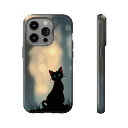 Gothic Cat Design Phone Case - Multicolor Phone Case - iPhone 14 Pro / Glossy