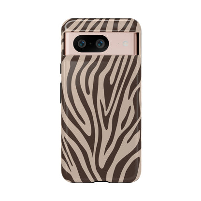 Boutique Mocha Tiger Print Phone Case