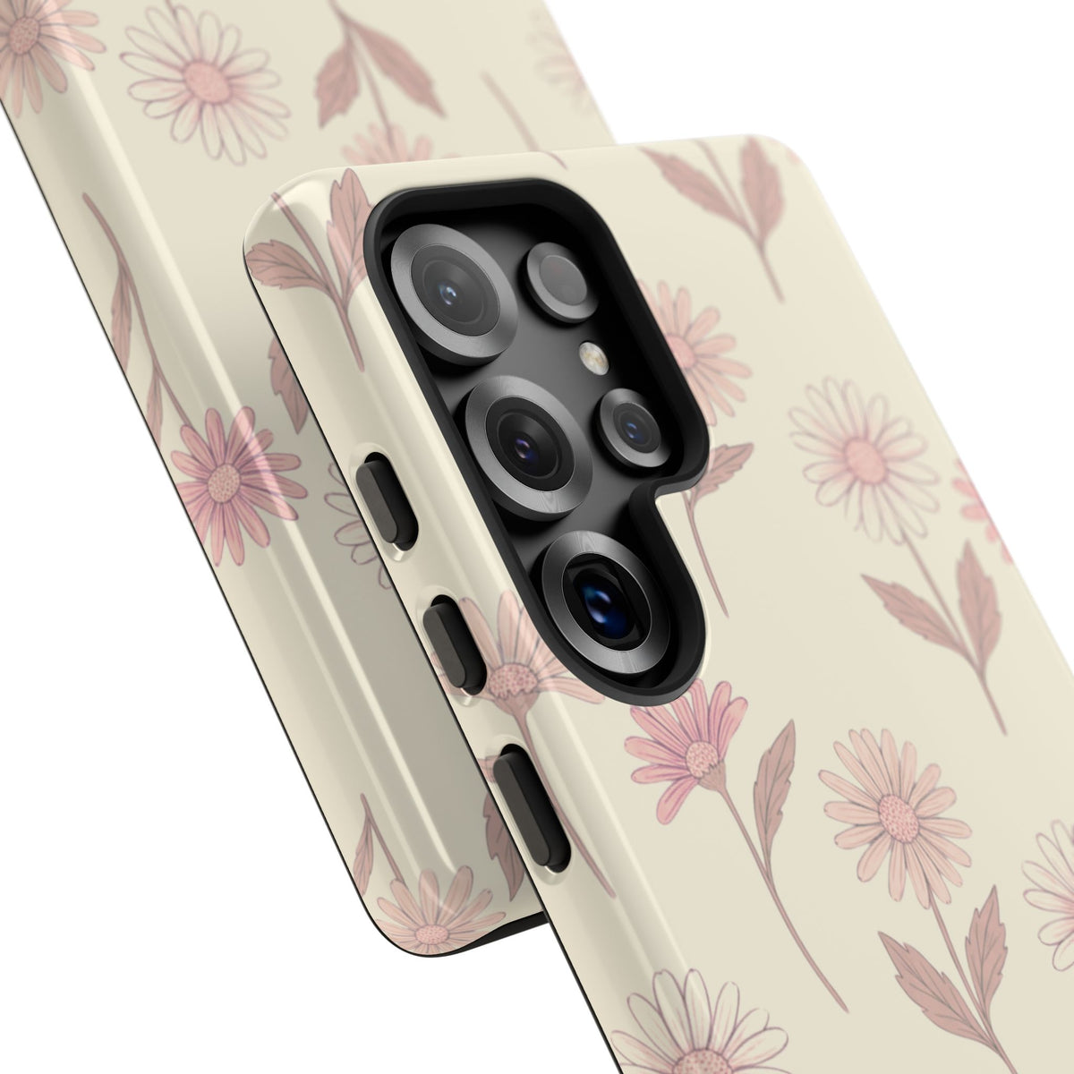 Pretty Blush Daisy Pattern Phone Case