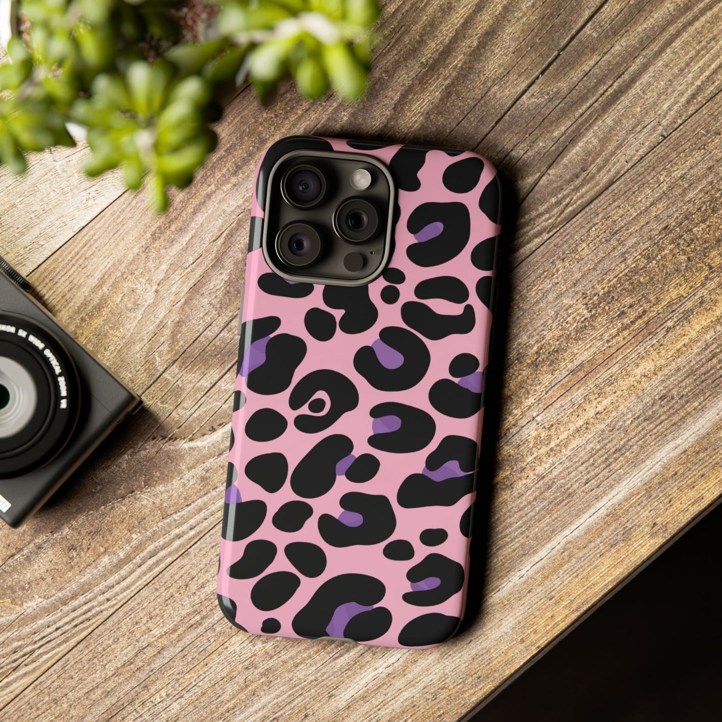 Pretty Pink & Lavender Leopard Print