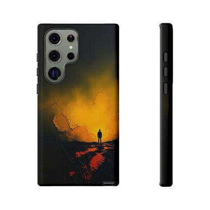 Acrylic Mysterious Figure Phone Case