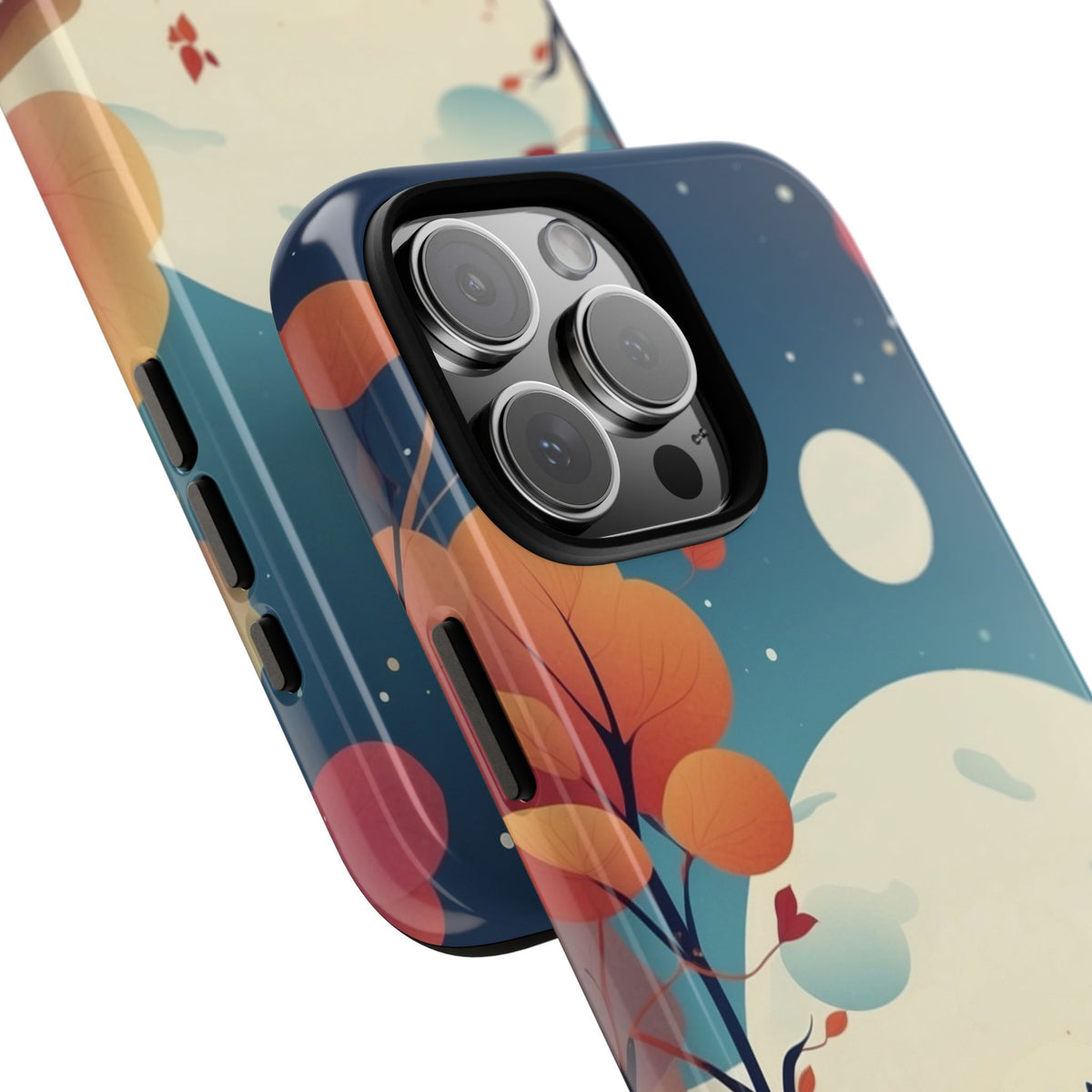 Stylised Blue Hare Design Phone Case - Multicolor Phone Case