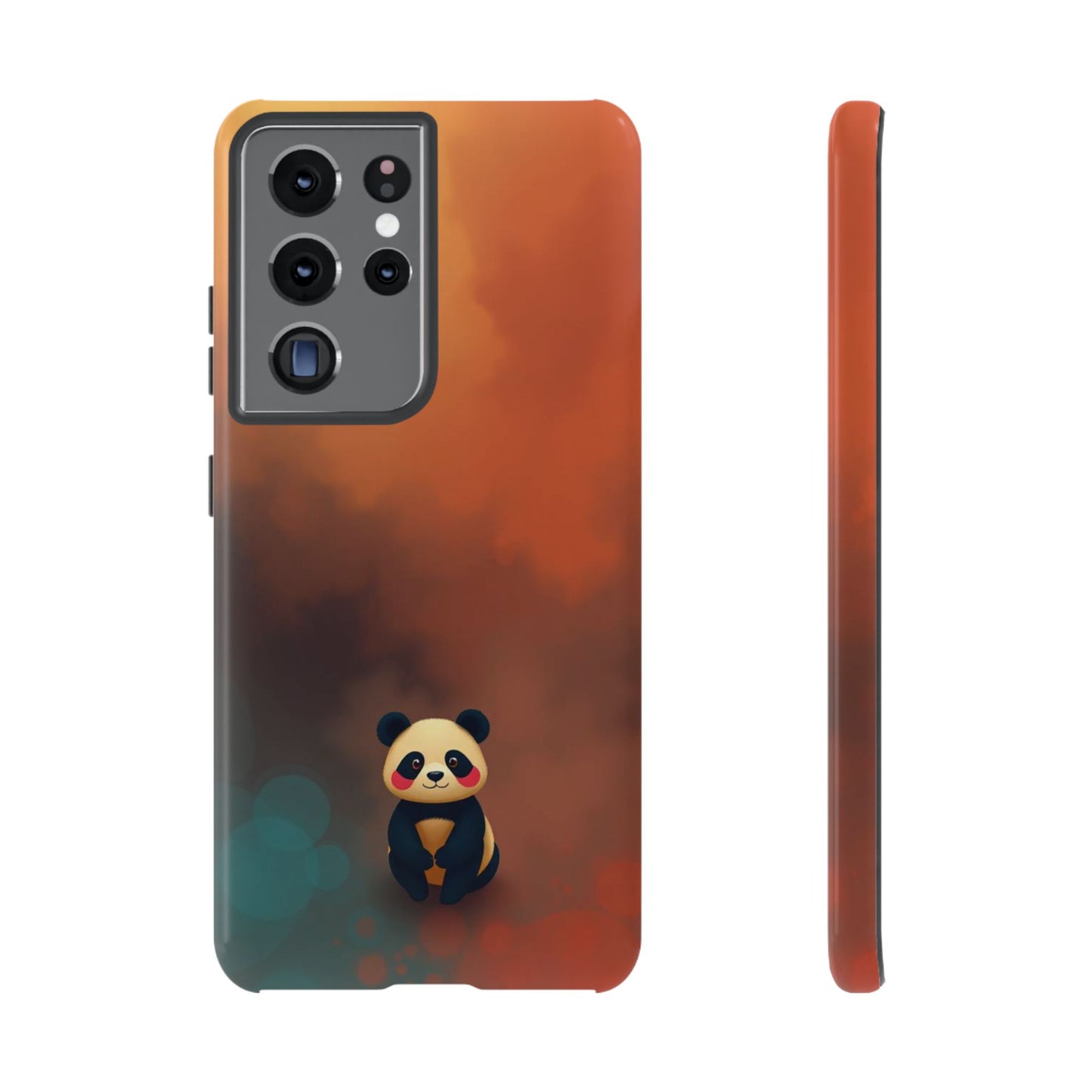 Samsung Galaxy S21 Ultra / Glossy Phone Case - Cute Colourful Panda Design Phone Case