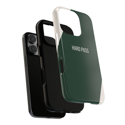 Phone Case - Sassy Statement Case ’Hard Pass’ in Green & White