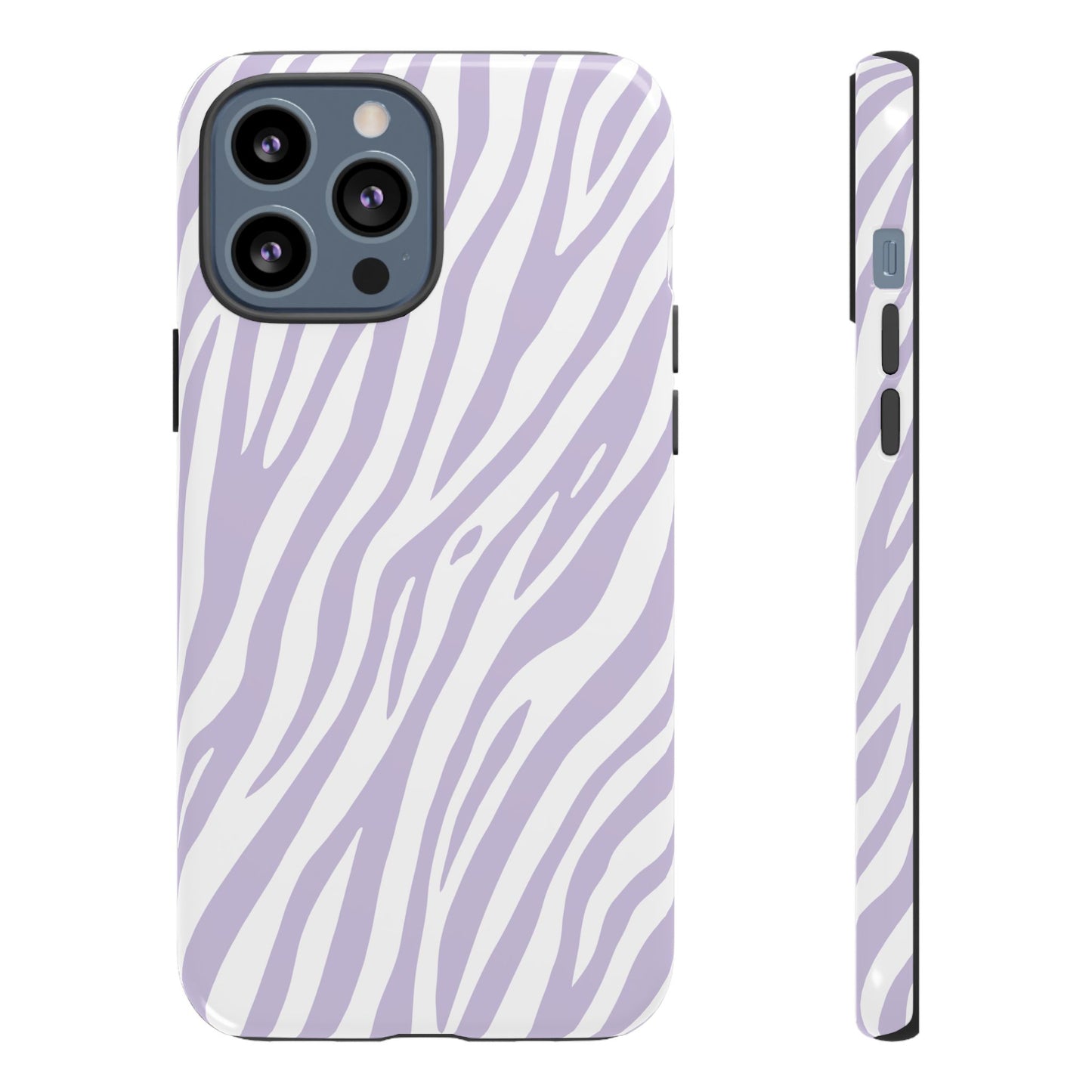 Lavender Tiger Print Phone Case