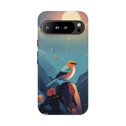 Google Pixel 9 Pro XL / Glossy Phone Case - Stylised Bird Design Phone Case