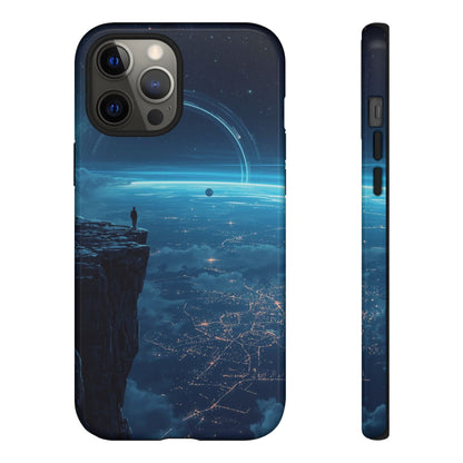 iPhone 12 Pro Max / Glossy Phone Case - Orbital Ring Horizon Sci-fi Phone Case