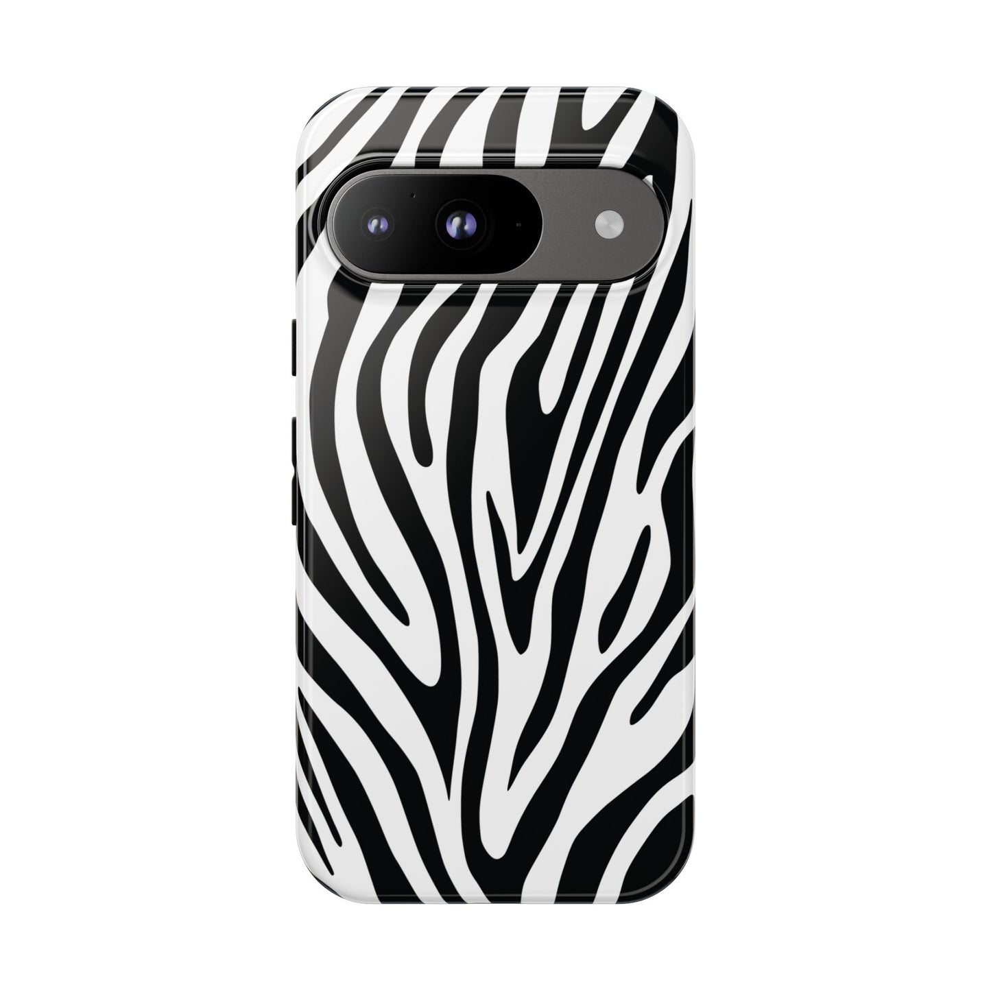 Classic Monochrome Tiger Print Phone Case