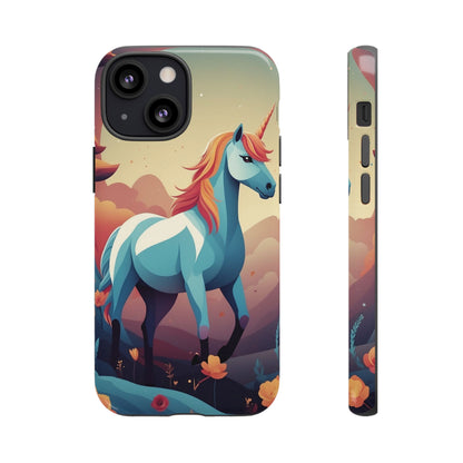 Stylised Unicorn Design Phone Case - Multicolor Phone Case - iPhone 13 Mini / Glossy