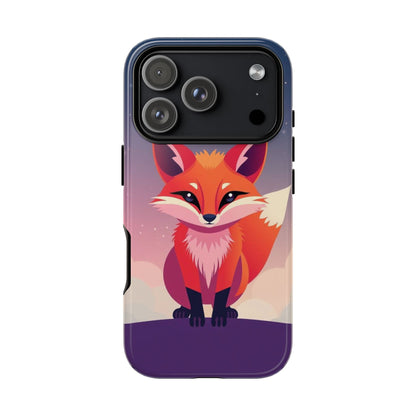 iPhone 17 Pro / Glossy Phone Case - Pop Art Fox Design Phone Case
