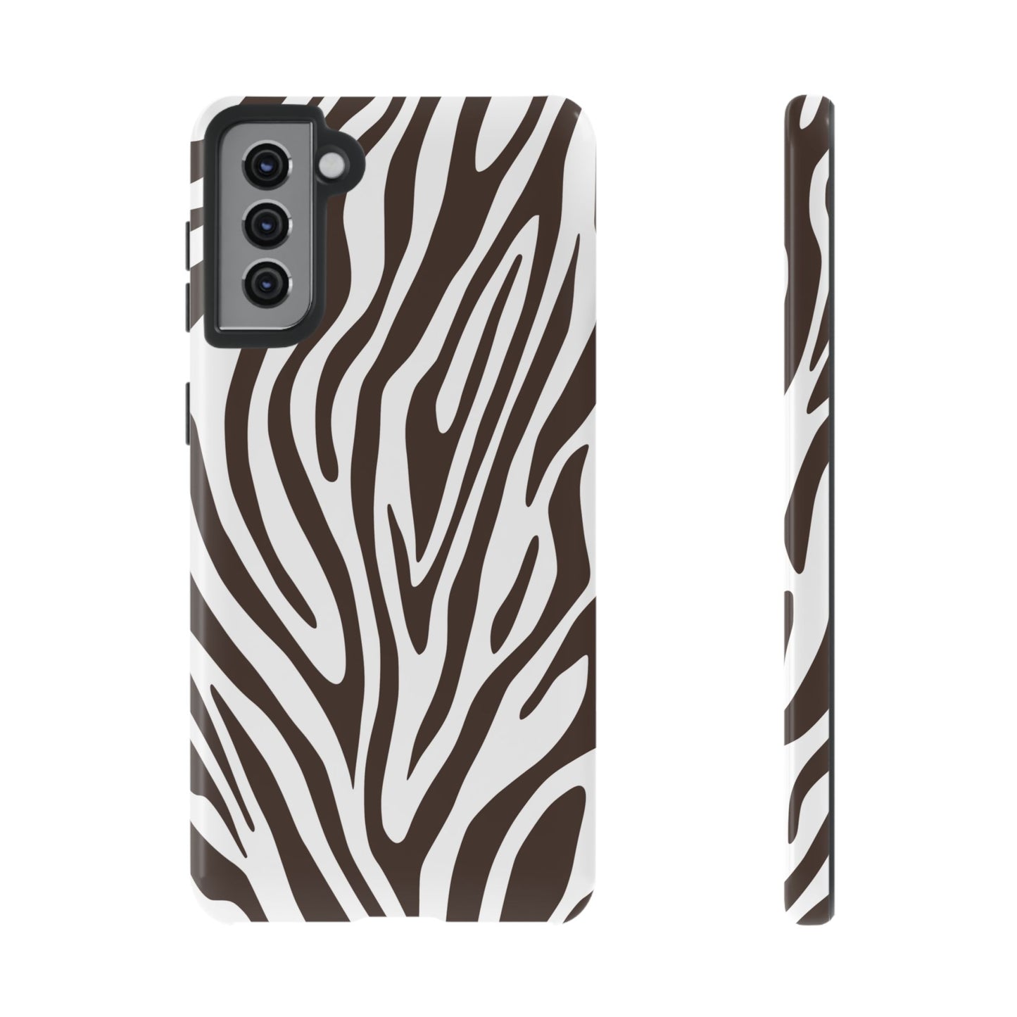 Graphic Brown Tiger Print Phone Case