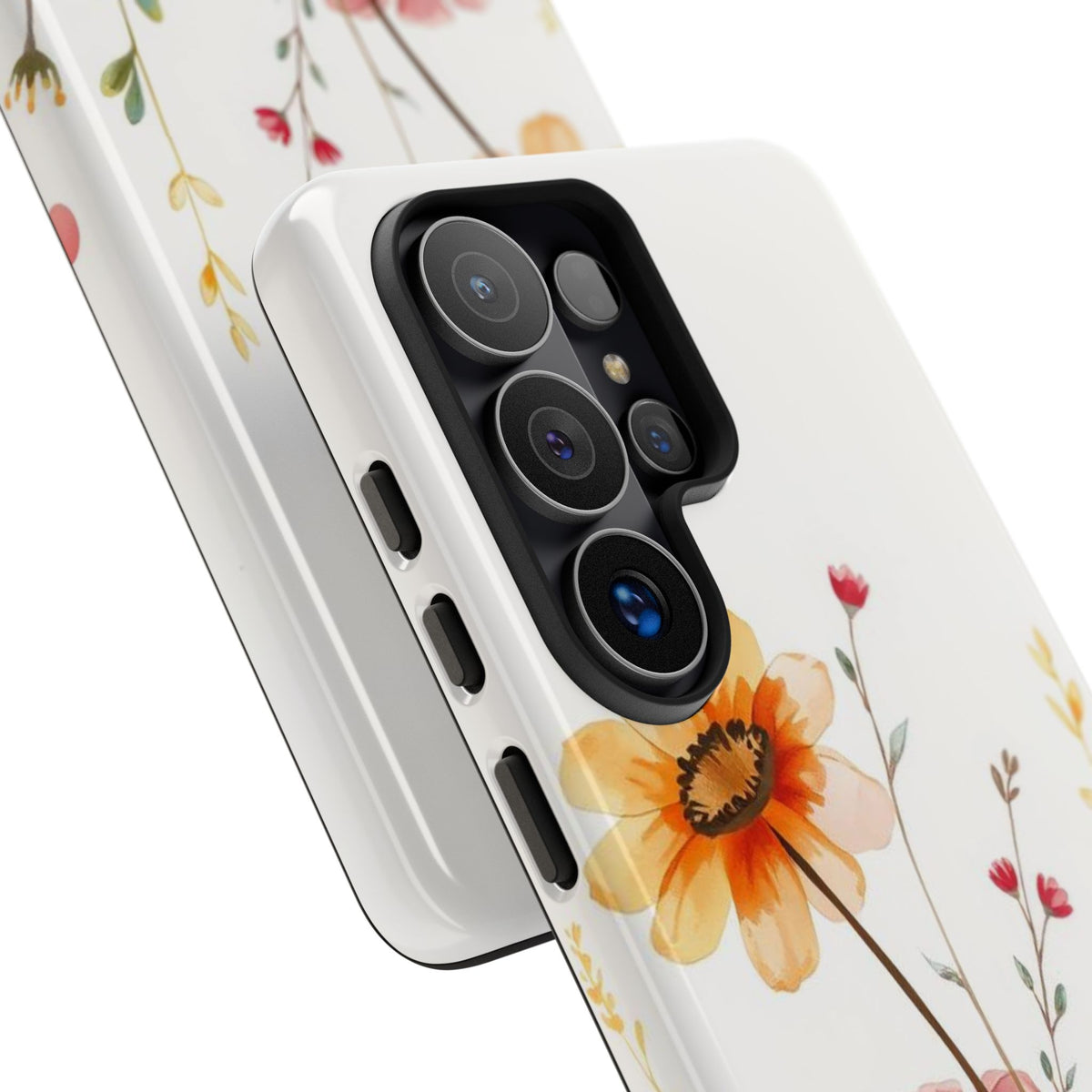 Boho Chic Watercolour Wild Blooms Pattern Phone Case - Multicolor Phone Case