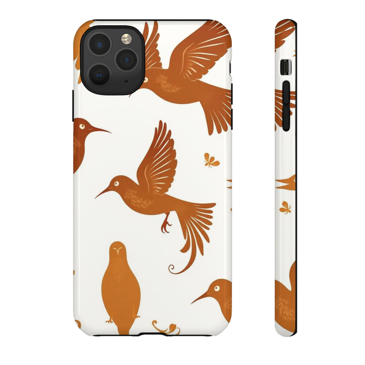 Abstract Bird Pattern Phone Case - Multicolor Phone Case - iPhone 11 Pro Max / Glossy