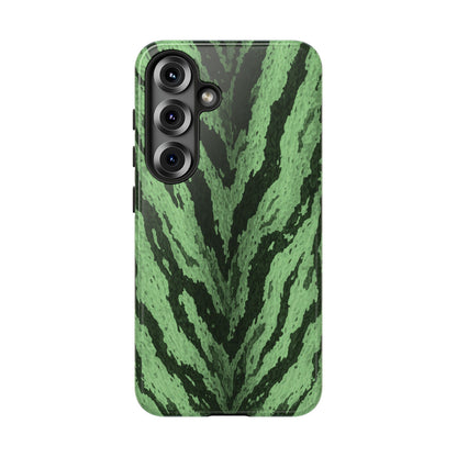 Sage Tiger Print Phone Case