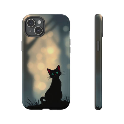 Gothic Cat Design Phone Case - Multicolor Phone Case - iPhone 15 Plus / Glossy