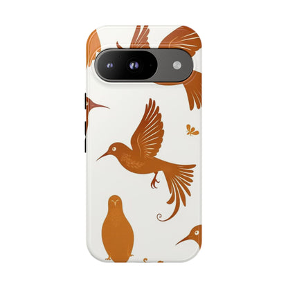 Abstract Bird Pattern Phone Case - Multicolor Phone Case - Google Pixel 9 / Glossy