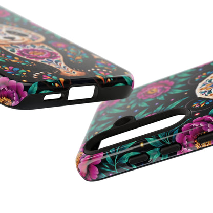 Cute Purple and Teal Calavera Panda Phone Case - Multicolor Phone Case