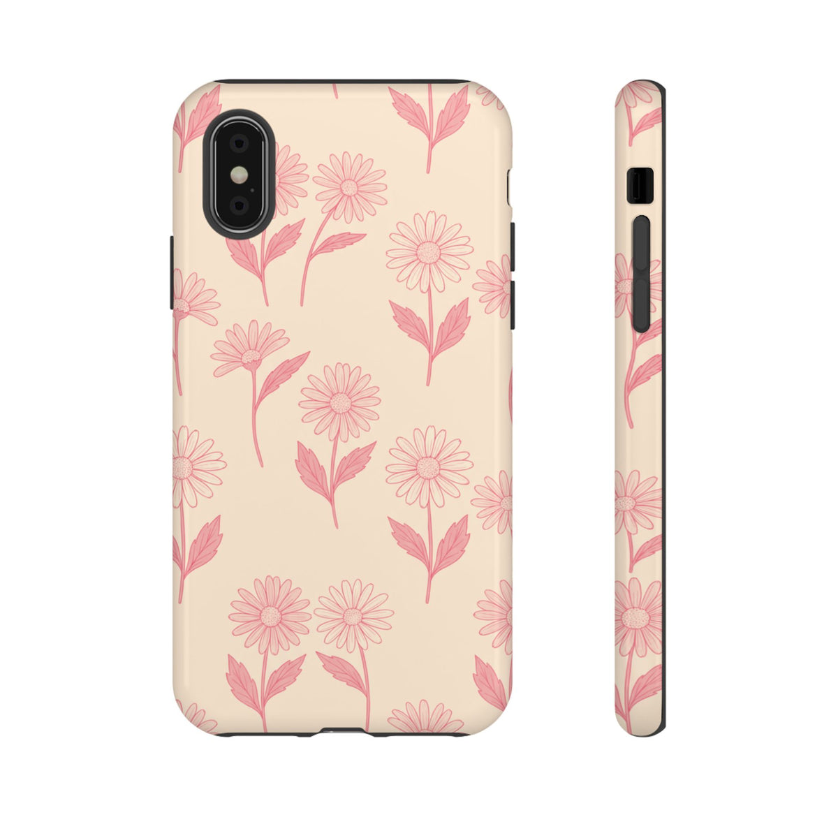 Pretty Pink Daisy Pattern Phone Case