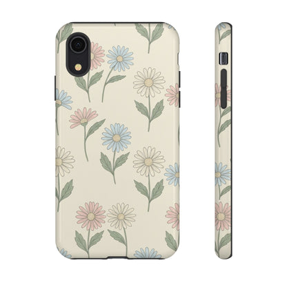 Pretty Pastel Daisy Pattern Phone Case