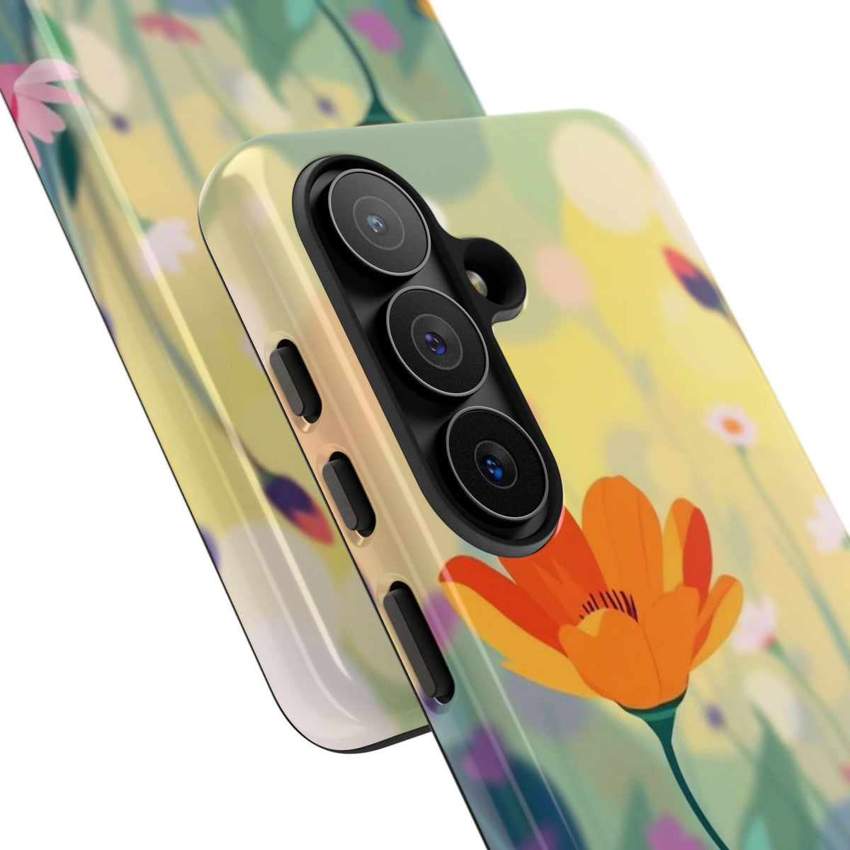 Pop Art Style Wildflower Design Phone Case - Multicolor Phone Case