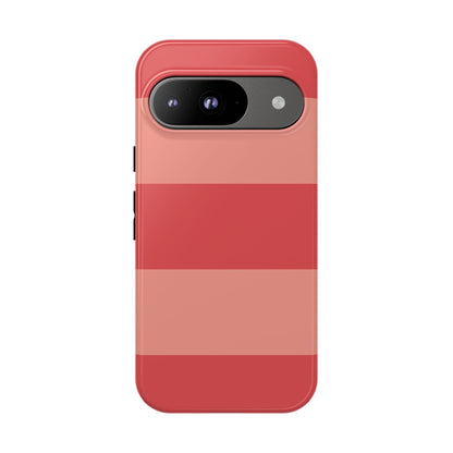 Pink Horizontal Stripe Pattern Phone Case - Pink Phone Case - Google Pixel 9 / Glossy