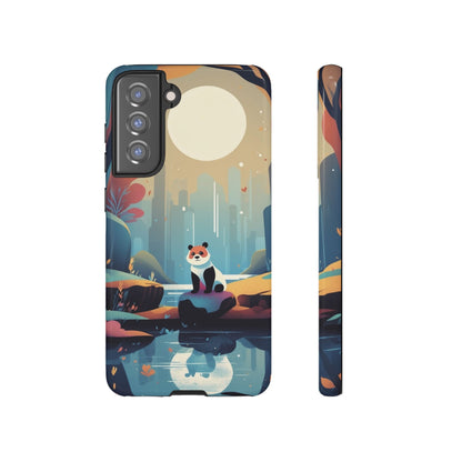 Stylised Panda Design Phone Case - Multicolor Phone Case - Samsung Galaxy S21 FE / Glossy