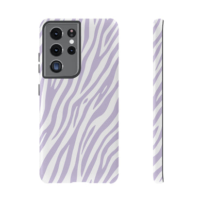 Lavender Tiger Print Phone Case