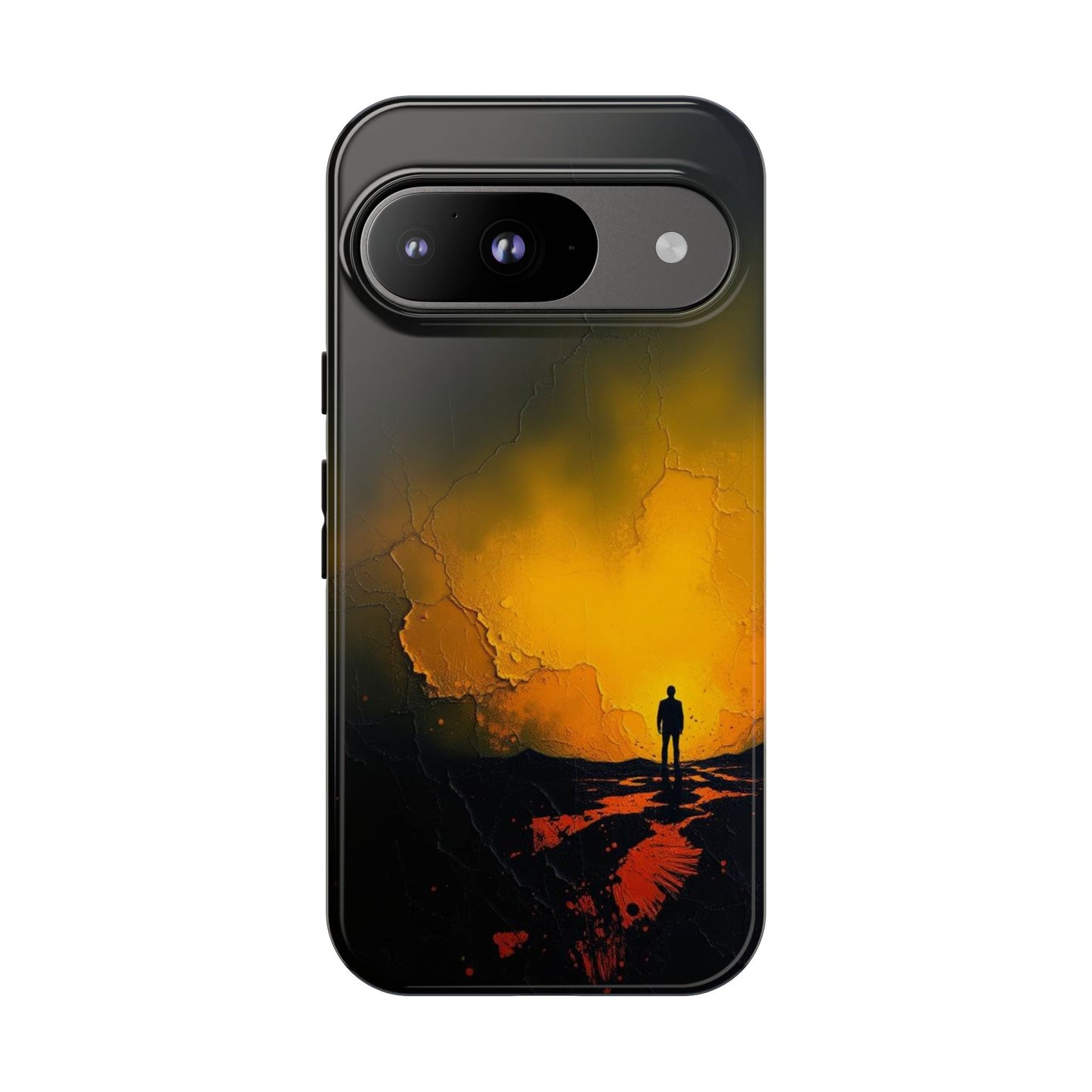 Google Pixel 9 / Glossy Phone Case - Acrylic Mysterious Figure Phone Case