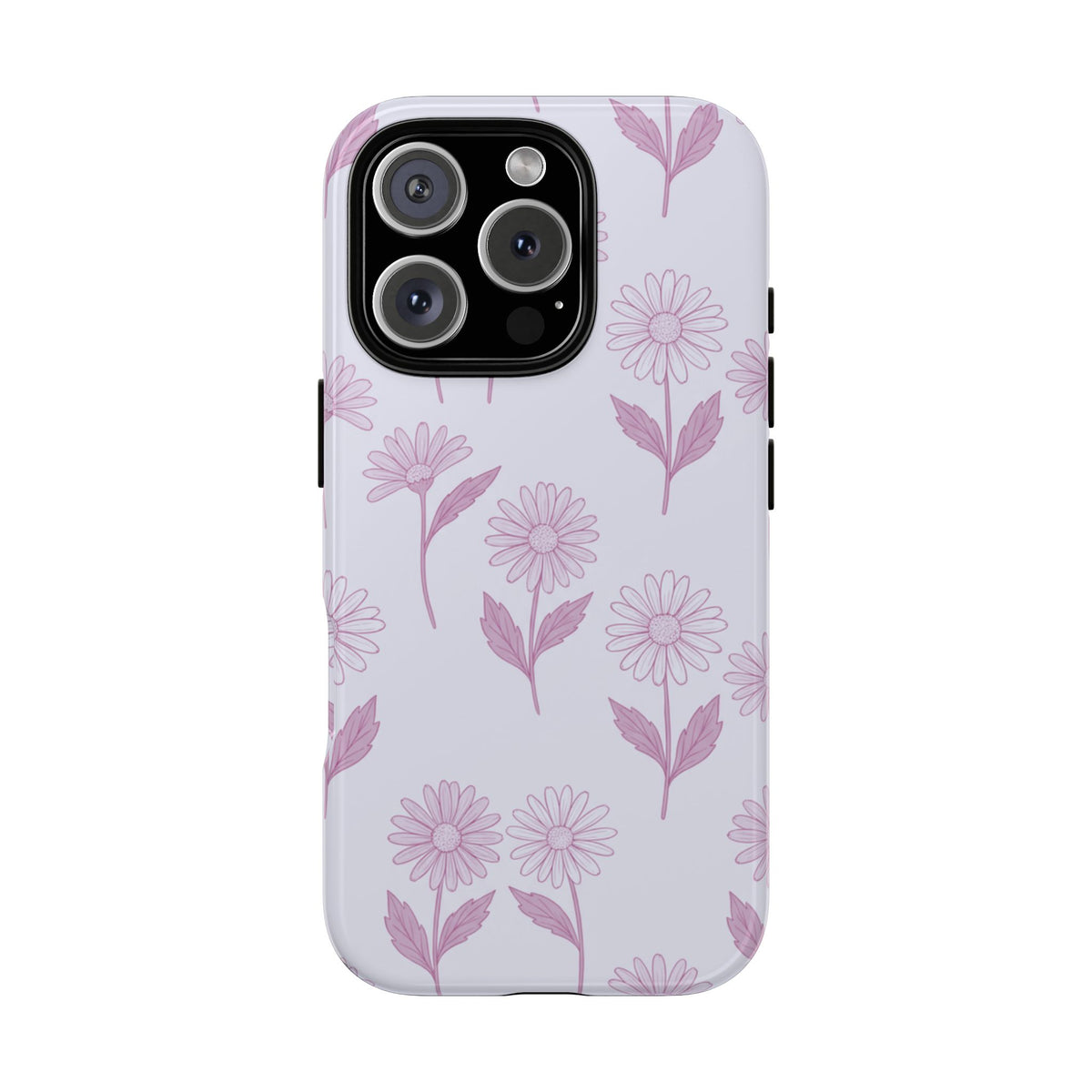 Pretty Lilac Daisy Pattern Phone Case