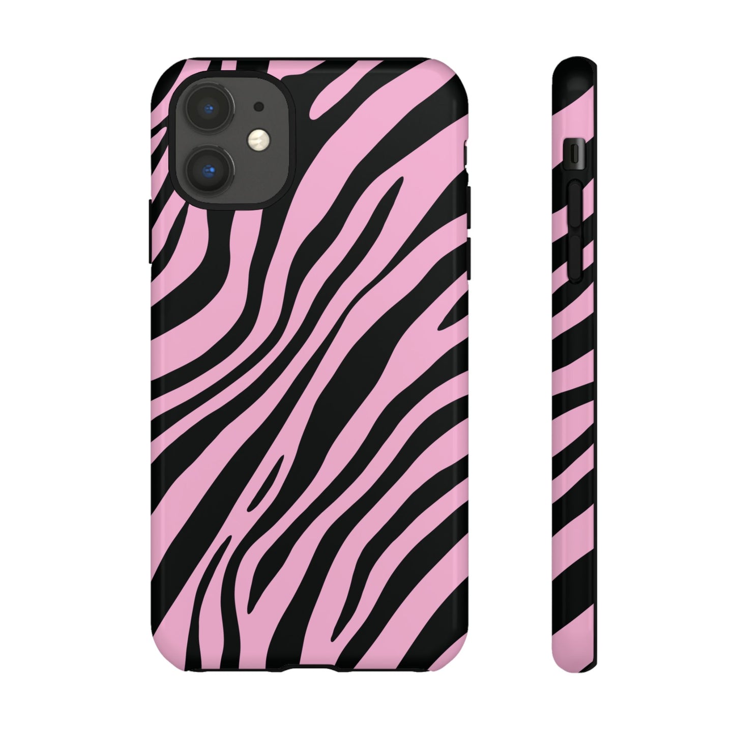 Modern Blush Zebra Print Phone Case