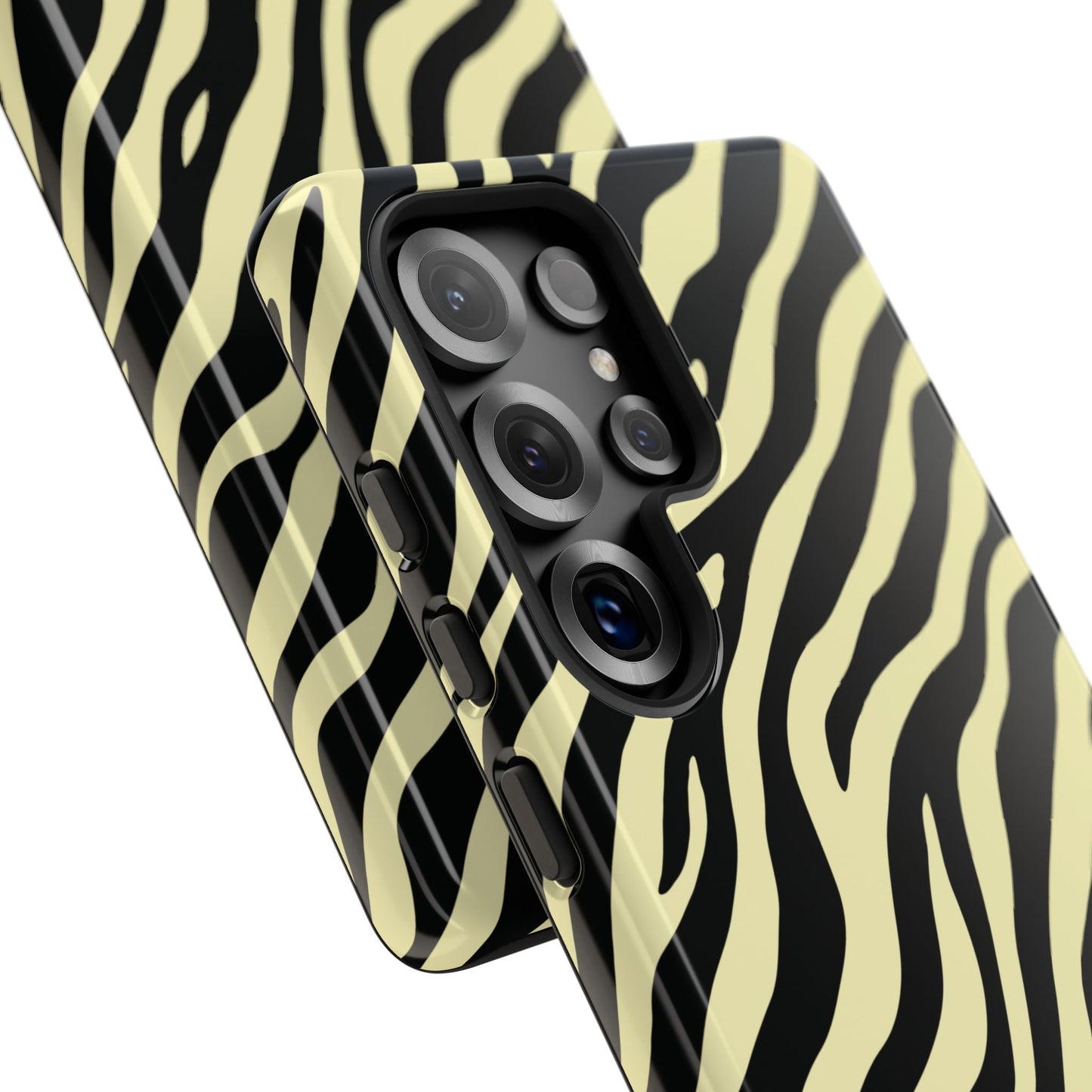 Stylish Neutral Zebra Print Phone Case