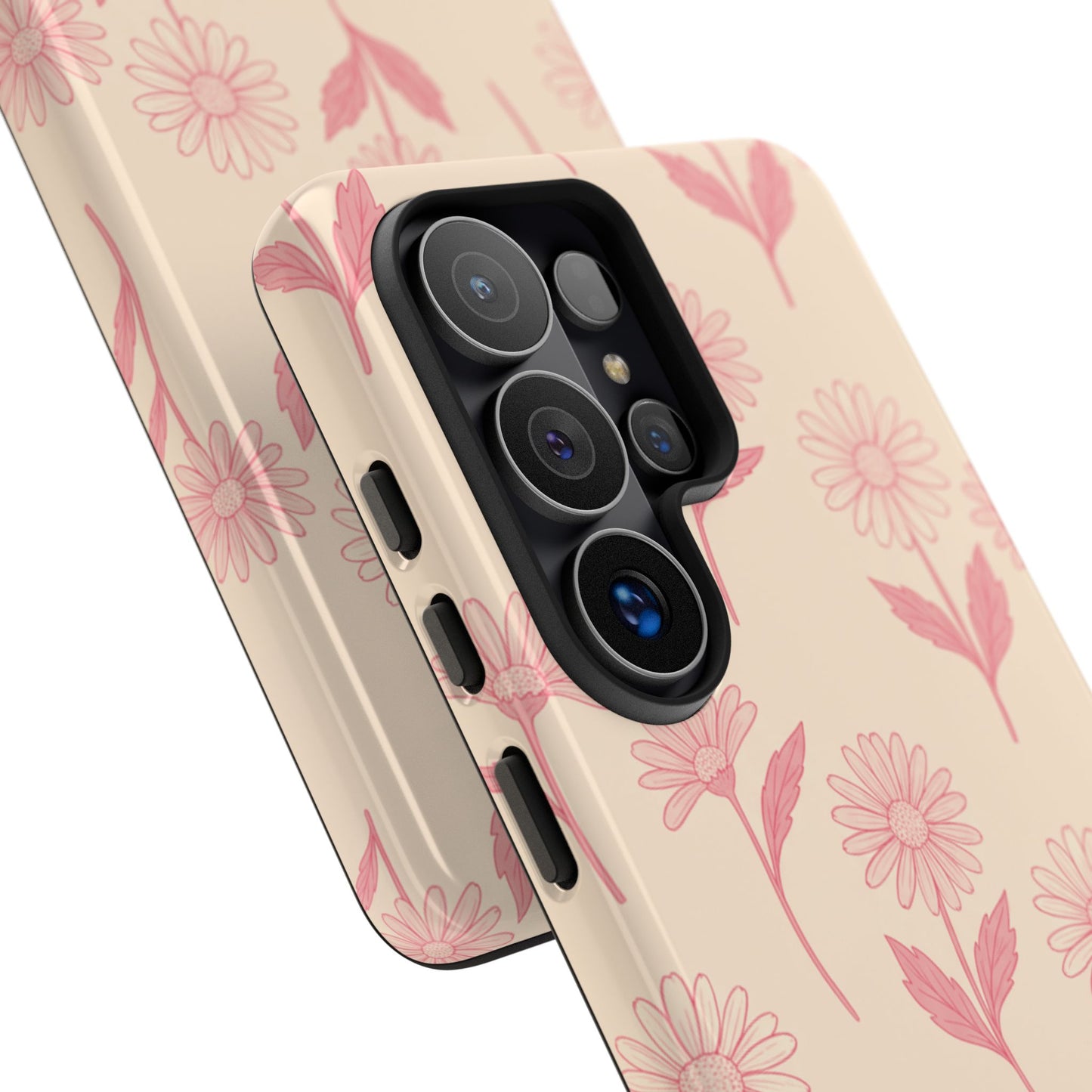 Pretty Pink Daisy Pattern Phone Case