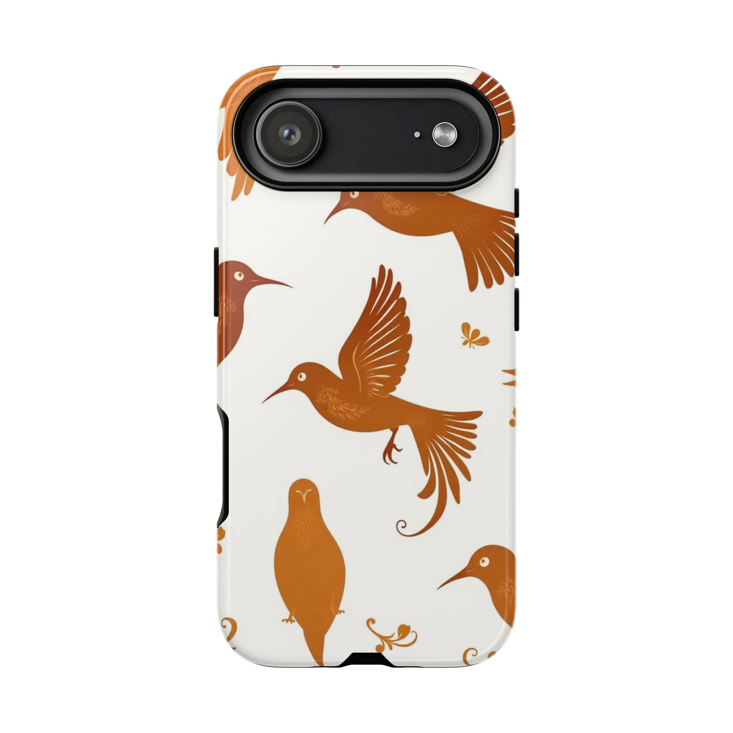 iPhone 17 Air / Glossy Phone Case - Abstract Bird Pattern Phone Case