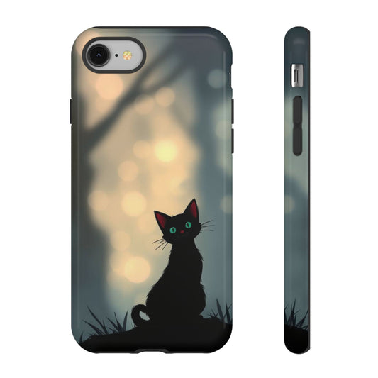 Gothic Cat Design Phone Case - Multicolor Phone Case - iPhone 8 / Glossy