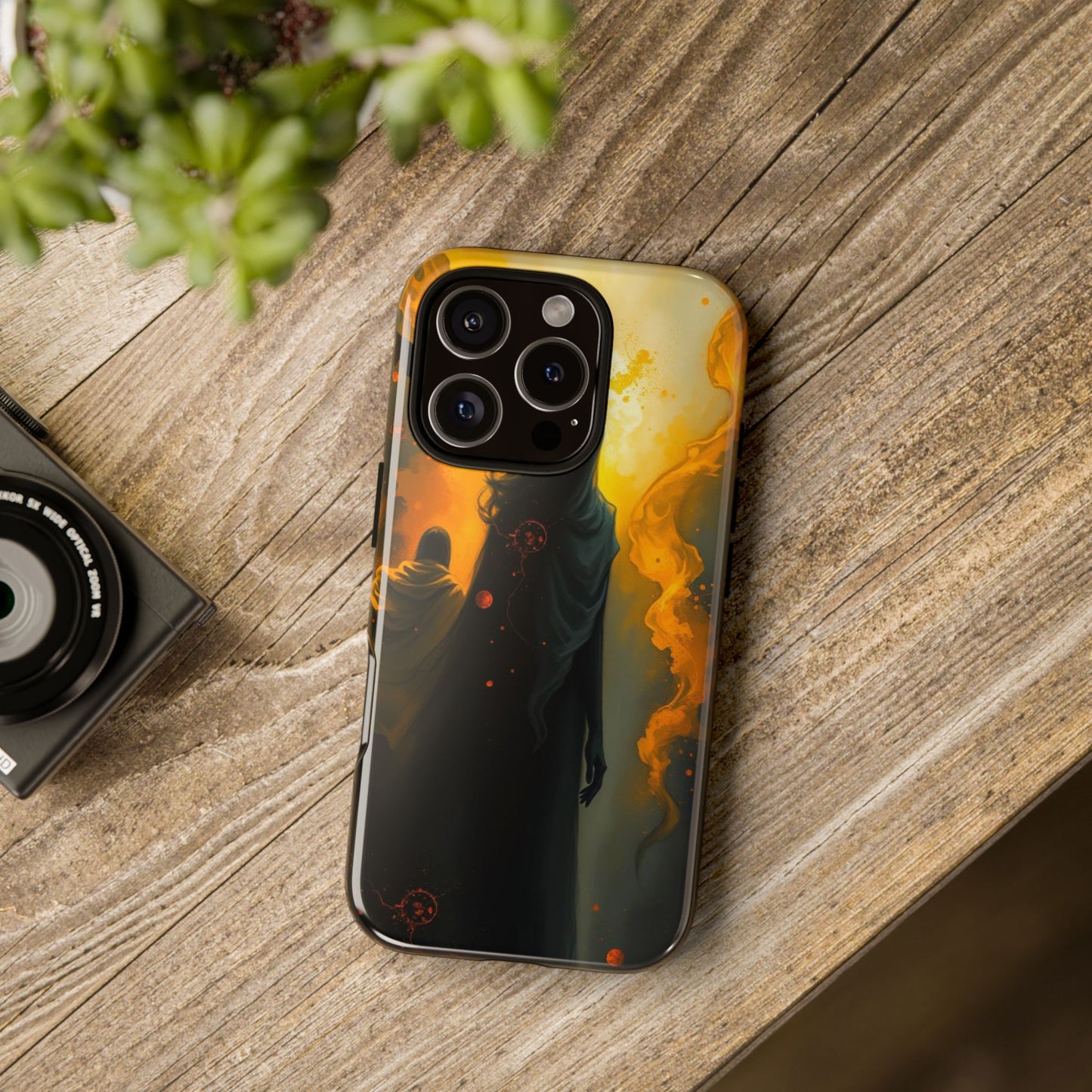 Acrylic Gothic Myterious Figures Phone Case