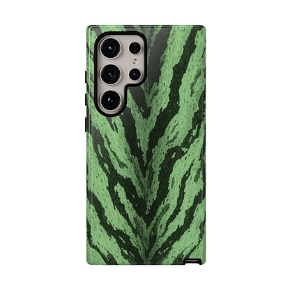 Sage Tiger Print Phone Case