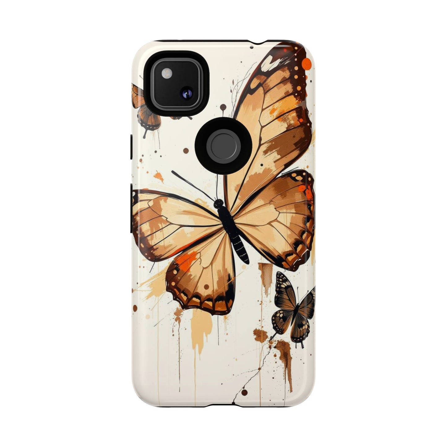Acrylic Style Butterflies Design Phone Case