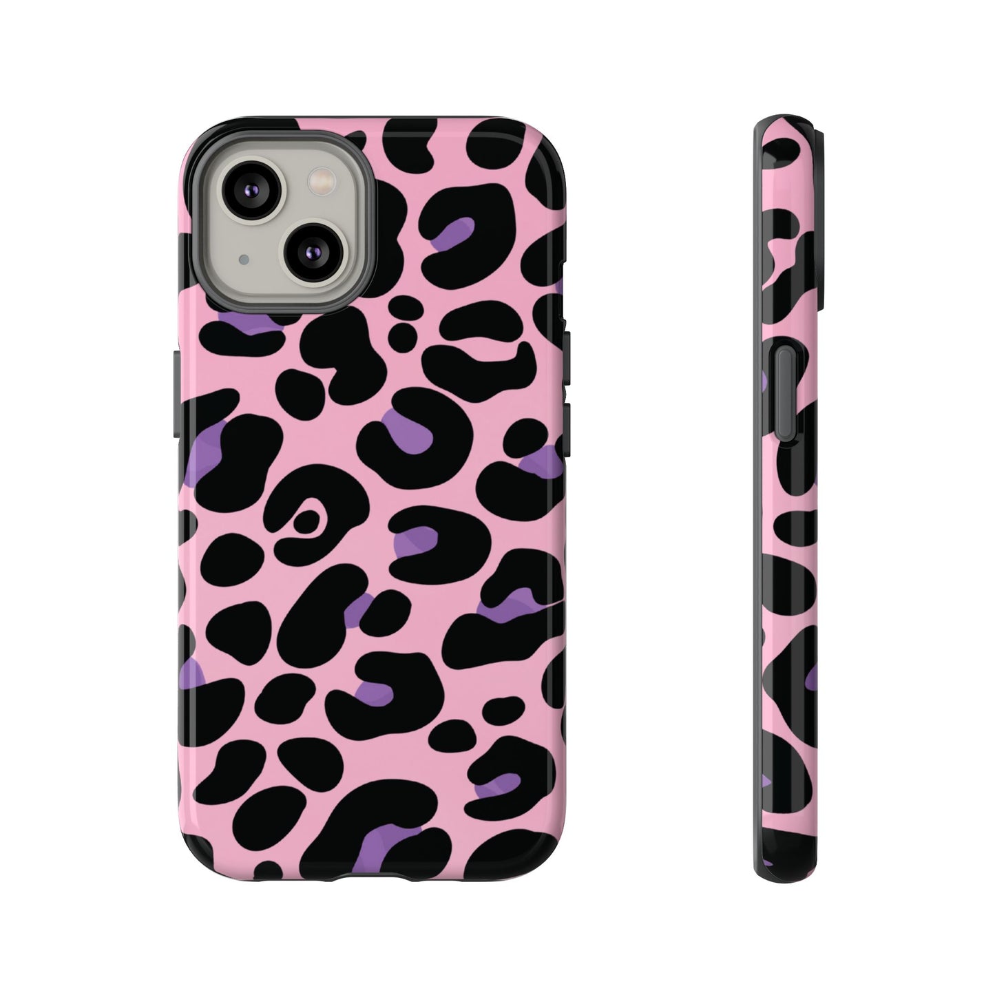 Pretty Pink & Lavender Leopard Print